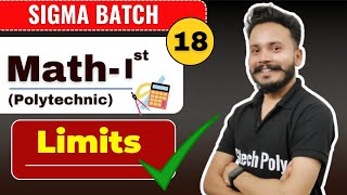 MathematicsI  Lecture18 Limits part1  New Syllabus 202425  Polytechnic by Gaurav Sir [upl. by Ylrebnik978]