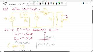 Transformer test  Open circuit test amp short circuit test  Rated voltage and current  Lecture 5 [upl. by Barbey]