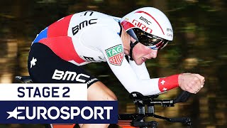 BinckBank Tour 2018  Stage 2 Winners Time Trial Highlights  Cycling  Eurosport [upl. by Lleddaw976]