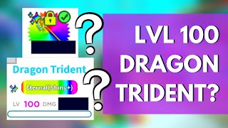 8 Level 100 Shiny Dragon Trident  Weapon Fighting Simulator [upl. by Salvay]