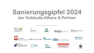 Pressekonferenz GebäudeAllianz amp Partner  Sanierungsgipfel 2024 [upl. by Apoor]