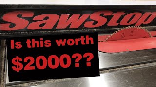 Is the SawStop Contractor Saw Worth 2000 SawStop Contractor Saw Review [upl. by Jacinda735]