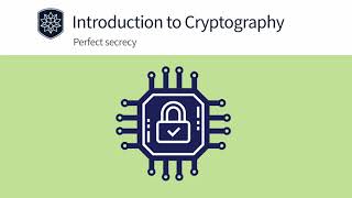 Introduction to Cryptography Perfect Secrecy [upl. by Noeruat962]