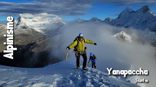 Alpinisme  Yanapaccha 5460 m  Cordillère Blanche  Pérou [upl. by Nanerb412]