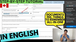 HOW TO APPLY PGWP INSIDE CANADA🇨🇦  STEPBYSTEP TUTORIAL  POSTGRADUATION WORK PERMIT  IN ENGLISH [upl. by Illom]