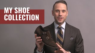 My Shoe Collection  Mens Dress Shoes Loafers Boots Monkstraps amp Sneakers [upl. by Callean]