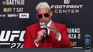 UFC 274 Charles Oliveira PostFight Press Conference [upl. by Sheryle771]