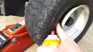 First attempt mounting a tire on its rim by fire [upl. by Cigam]