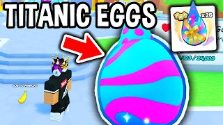 How You Can Get FREE TITANIC PETS Using These EGGS in Roblox Pet Simulator 99 [upl. by Ebbie818]