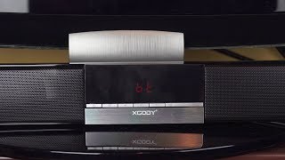 Xgody Bluetooth TV Soundbar wBuiltin Subwoofer Review [upl. by Anavoj]