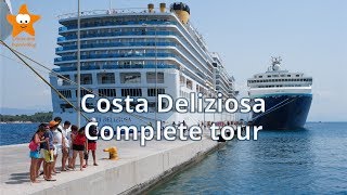 Costa Deliziosa Complete Visit Tour QHD 2017 CruisesandTravelsBlog [upl. by Enawyd81]