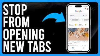 How to Stop Google Chrome from Opening New Tabs StepbyStep [upl. by Holly-Anne]