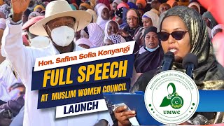 Hon Safina Sofia Kenyangi full speech at musliim women council launch [upl. by Anrehs]