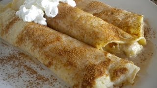 Crepes Banana Filling  EasyFast [upl. by Terence]