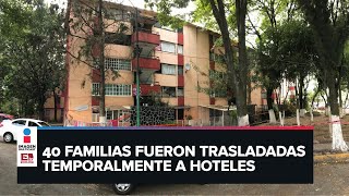 Edificio en la LindavistaVallejo se ladea por sismo de 75 y desalojan a familias [upl. by Hamel790]