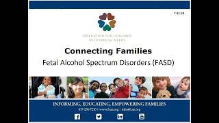 Fetal Alcohol Spectrum Disorders FASD [upl. by Ahseyk375]