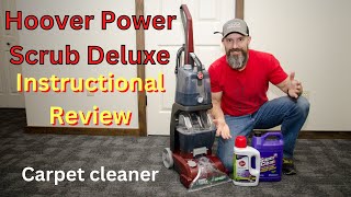 How to use a Hoover Power Scrub Deluxe Instructional Review video [upl. by Martina177]