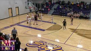 High School Boys Basketball Dodgeville at Barneveld January 4 2022 [upl. by Carree]