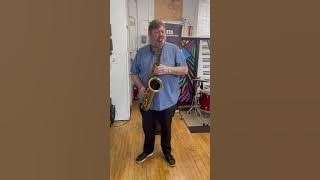 Joel Frahm tries a mint all original 69xxx Selmer Mark VI tenor sax at PM Woodwind [upl. by Reseda]