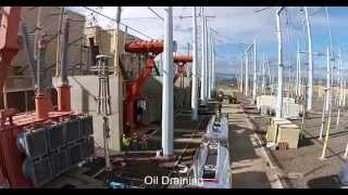 Large Transformer Removal Project HVDC Station Upgrade [upl. by Sugirdor]