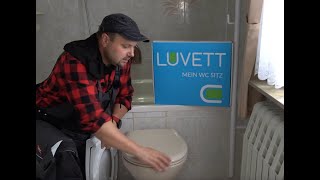 Luvett WC Sitz Montage und Demontage  Toilettensitz richtig montieren  demontieren [upl. by Allie]