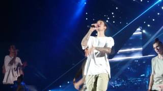 Justin Bieber  Let me love you live  dublin Ireland [upl. by Eislrahc]