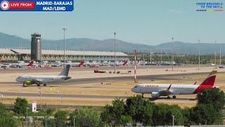 🔴 LIVE MADRIDBARAJAS AIRPORT PLANESPOTTING [upl. by Adil114]