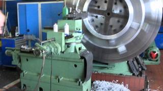 WEIPERT Plandrehmaschine facing lathe Torno pesado frontale [upl. by Duster26]