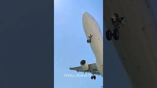 skiathos landings pt9 aviation airbus lowlandings skiathoslandings [upl. by Emirak]