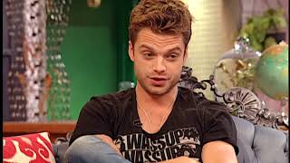 Sebastian Stan interview with Alexa Chung  MTV  Romania James Dean amp Ashton Kutcher [upl. by Datnow]