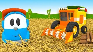 Cartoni animati Camioncino Leo Junior e i lavori in campagna Compilation 15 minuti [upl. by Noired]