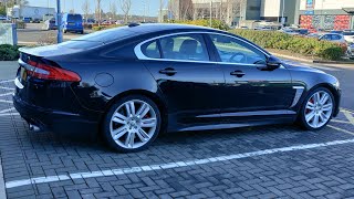 My Jaguar XFR acceleration amp flyby sounds [upl. by Ashraf]