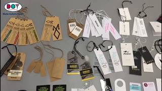 Paper Hang Tags  Custom Brand Logo Services  Clothes Accessories Manufacturer  DOYLabel [upl. by Aserehc5]