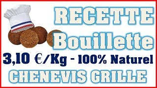 Carpe  fabrication bouillette chènevis grillé  100  naturel [upl. by Sacrod]