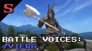 OUTDATED FFXIV Battle Voices Male Viera [upl. by Rennob]