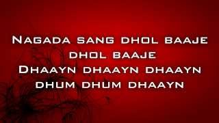 Nagada sang dhool Full Song Lyrics English subtitelsمترجمة للعربية HD [upl. by Atnahsal]