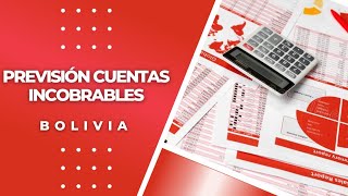 Calculo de la PREVISIÓN PARA CUENTAS INCOBRABLES  Registro Contable [upl. by Eissert467]