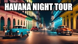 Havana Cuba Night Walking Tour travel explore [upl. by Etezzil468]