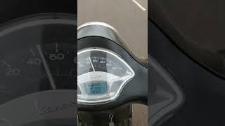 Vespa vxl 150 top speed [upl. by Enitsed]