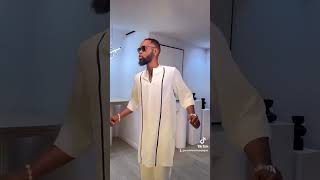 TUNIQUE COMPLET POUR LES HOMMES africandress fashion grwm africanfashion model [upl. by Eimia]