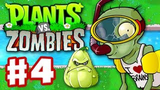 Plants vs Zombies  Gameplay Walkthrough Part 4  World 3 HD [upl. by Adliw]