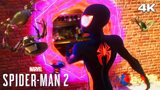 SpiderMan 2 SPIDERVERSE FULL SIDE MISSION quotSpider Botsquot 4K 60FPS Ultra HD [upl. by Cointon]