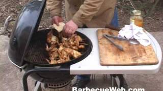 How to BBQ Chicken Cheese Wings  Recipe [upl. by Nikolos]