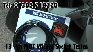 13 pin euro mot trailer socket wiring tester vosa approved [upl. by Kenward399]