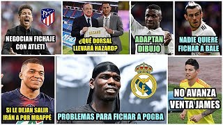 DORSAL HAZARD  PROBLEMAS FICHAJE POGBA  CREEN EN MBAPPÉ  FICHAJE ATLETI  NO AVANZA VENTA JAMES [upl. by Anaimad]