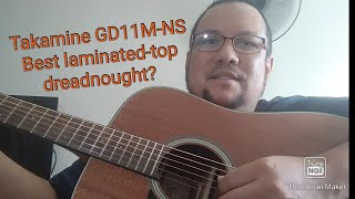 Review Takamine GD11MNS acoustic guitar [upl. by Lundin]