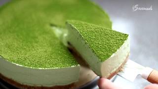 Green Tea Matcha Cheesecake No Bake  Recipe [upl. by Rolan]