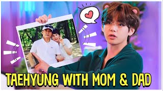 Taehyung’s Heartwarming Relationship With His parent  BTS V With Mom And Dad Moments [upl. by Nitram]