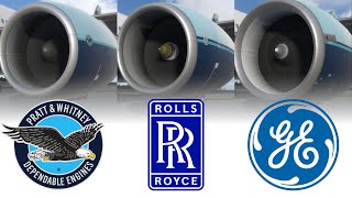 Prepar3D  PMDG 777200ER Takeoff Spoolup Engine Sound Comparison between PW RR and GE [upl. by Eelirem]