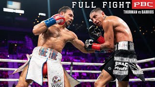 Thurman vs Barrios FULL FIGHT February 5 2022  PBC on FOX PPV [upl. by Evvie]